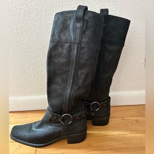 Made in Italy Nero Giardini cowboy camperos boots 37 Italian leather worn once